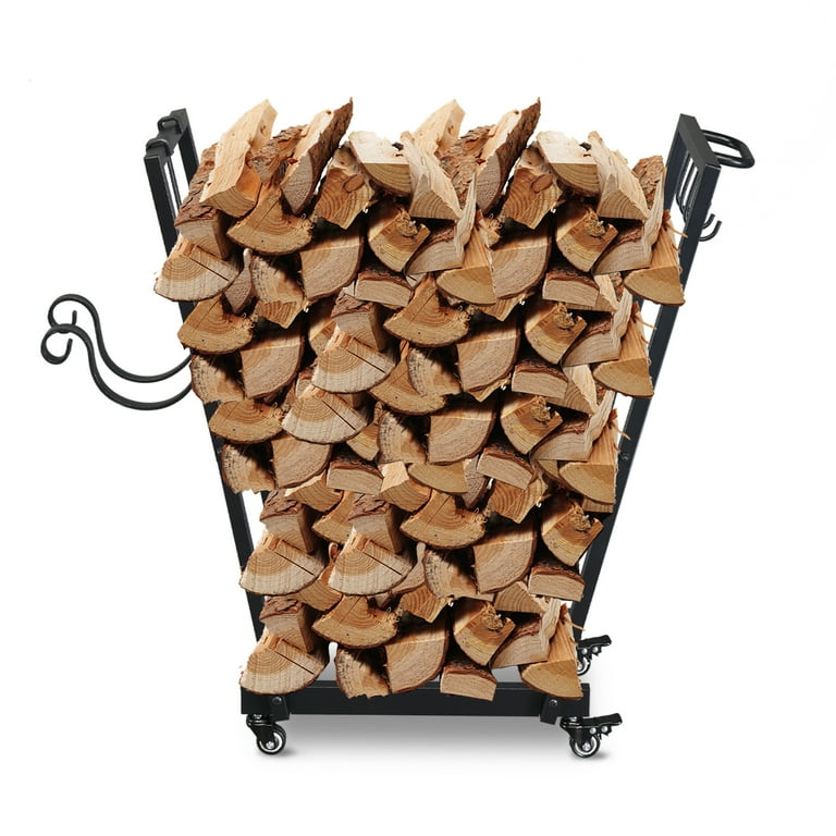 Ktaxon 30 Inch Heavy Duty Outdoor Fireplace Firewood Log Rack w/ Tools Ktaxon 30 Inch Heavy Duty Outdoor Fireplace Firewood Log Rack w/ Tools