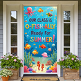 thumbnail image 4 of Cartoon Sea Animals Classroom Banner Creative Underwater Classroom Decoration for Summer School Kids, 4 of 7