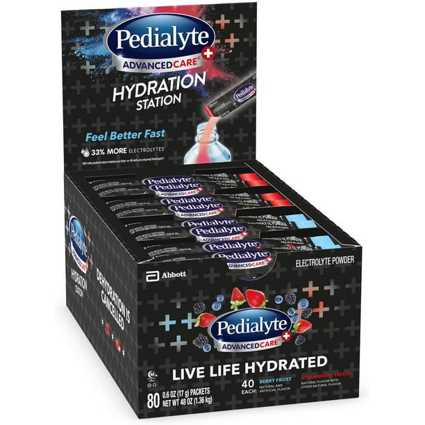 Pedialyte AdvancedCare Plus Hydration Station Mulitpack, Electrolyte