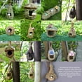 thumbnail image 5 of Vintage Chickadee Bird House Nest, Hummingbird House for Outside, Hanging Bird Nesting Natural Grass Garden Birdhouse, 5 of 5