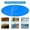 Blue, variant on Flowclear Round Above Ground Pool Cover Only for Pool Water Maintenance of Swimming Pools 16 Feet in Diameter, Blue, Blue, 4.5X4.5M