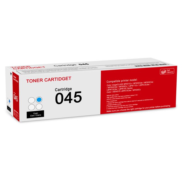 Cartucho de tóner cian compatible pgisoxt 045 1241C001 para Canon