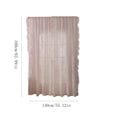 thumbnail image 3 of Lace Floral Rod Pocket Sheer Curtain Light Filtering Ruffled Window Panel Soft Polyester Embroidery Design Romantic Home Decor, Pink, JKODE, 3 of 6