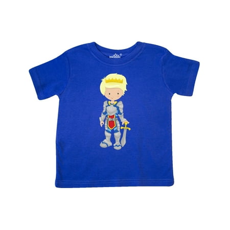 

Inktastic Boy Prince Blond Hair Knight In Shining Armor Gift Toddler Boy Girl T-Shirt