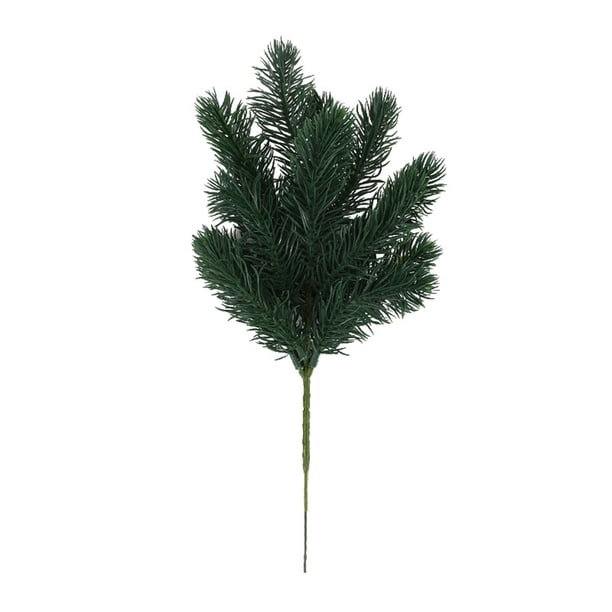 Pedido mínimo de 10 piezas Ciprés simulado ANGGREK Decoración navideña Fondo colgante de pared Pino 29x13 cm 35 g Plástico
