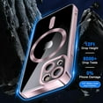 thumbnail image 2 of Magnetic Case for iPhone 13 Mini Case,[Compatible with Magsafe],[10 FT Military Grade Drop Protection] Slim Soft TPU Luxury Protective Phone Case for 13 Mini-Rose Gold 13-IP13mini-05, 2 of 13