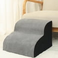 thumbnail image 4 of Dog Ramp for Bed, Multiple Stages Wave Shaped Pet Stair with Slipless Bottom for Small Dogs, 4 of 7