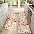 thumbnail image 4 of Kitchen Rugs Sets Of 2,Fun Halloween Pattern Anti Fatigue Kitchen Mat Rugs Non Slip Washable,Decorative Kitchen Floor Mats for Kitchen,Sink,Laundry,17"X47", 4 of 5