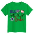 thumbnail image 4 of Kogui American Flag Shirt for Toddler Boy Girl 4th of July T-Shirt Kids Patriotic Tees Tops (Green,2-3 Years), 4 of 4