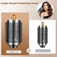 thumbnail image 2 of Large Round Volumizing Brush for Attachments, Up and Volumize for Styling, 2 of 5