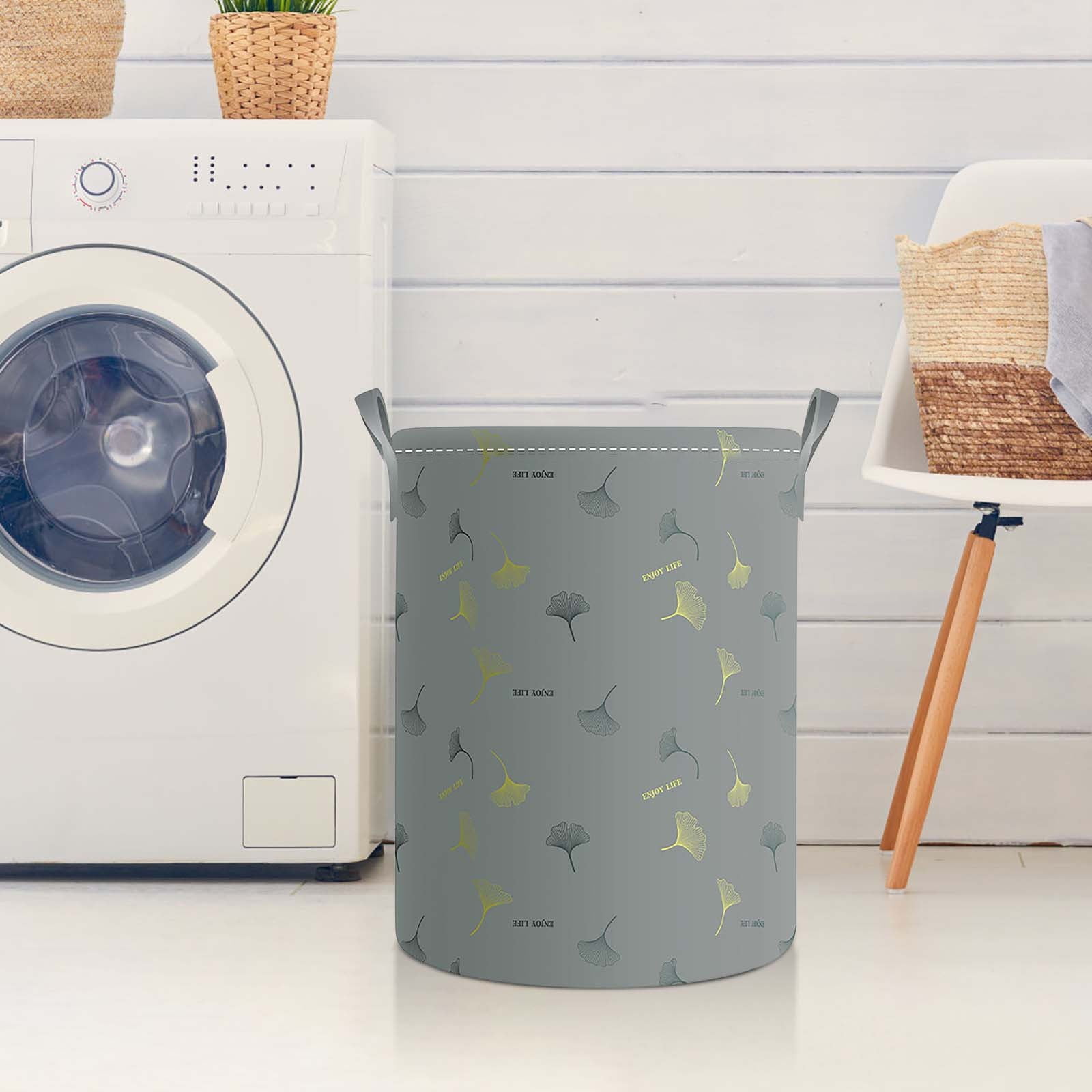 kkbbma under $5 Laundry Basket, Plastic Foldable Laundry Basket