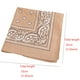 thumbnail image 3 of Toystoory Bufanda pequeña cuadrada de moda Hip hop Cool Guy mujeres hombres impresión cabeza envoltura rap estrella pañuelo cuello lazo para el pelo Accesorios para máquinas de ejercicios Beige Toystoory JJ15373-10, 3 of 6