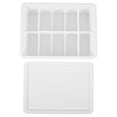 thumbnail image 2 of KAKOWELY Collectible Card box Plastic Collectible Card Box 10-compartment Compact Card Storage Box with Lid Easy Card Organization Case Game Cards Storage Case, 2 of 5