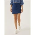 thumbnail image 3 of Satin Solid Mini Skirt, 3 of 5