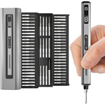 AM ARROWMAX Mini Electric Screwdriver,60 in 1 Magnetic Precision Screwdriver ,5-Gear Torque ,OLED Display,Rechargeable Cordless Power Screwdriver Set,SES Nano
