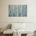 thumbnail image 2 of Elephant Stock Sounds Wall Art - Horizontal Multi Panel Canvas - Living Room Wall Decor - Nature Multi Panel - Blue And White Decor By Tamara Gonda - 38" x 24", 2 of 4