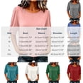 thumbnail image 3 of Naotn Half Short -Sleeve Shirts for Women Summer Casual Loose Fit Crew Neck Tops Trendy Beach Holiday Button Blouses, 3 of 8