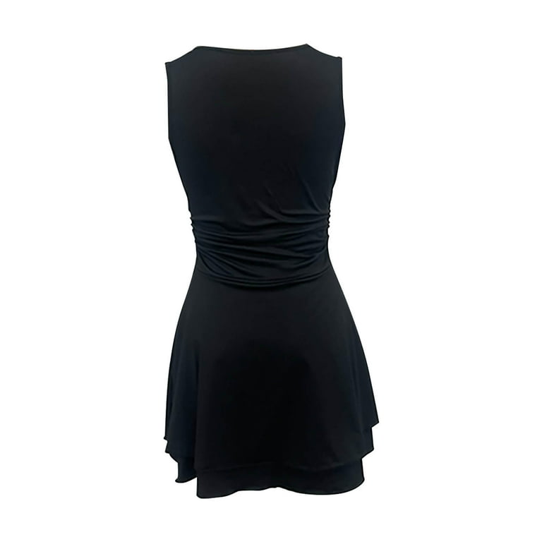 camisole flare dress Q + A Los Angeles Womens Cami Cocktail Midi Dress Red M