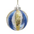 thumbnail image 3 of Bolas de vidrio soplado a mano personalizables, decoraciones acolchadas, decoración impresa personalizada, adornos pintados a mano, Navidad, 3 of 4
