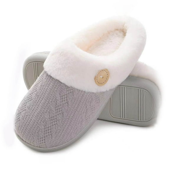 tumgatte Women's Indoor Cute Winter Home Memory Cotton Plush Cotton Slippers Ladies' Slippers Up to 60% off