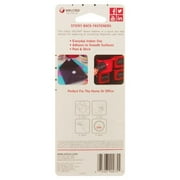 VELCRO Brand Sticky Back Strips with Adhesive | 4 Count | Black 3 1/2 x 3/4 In | Hook and Loop Fasteners for Home Organization, Classroom or Office