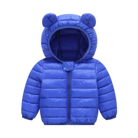 

Transer Savings Clearance 2023 Winter Coats for Kids with Hoods Cute Bear Hoodie Baby Clothes Winter Coats Light Puffer Jacket for Baby Boys Girls Infants Toddlers