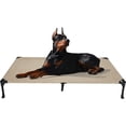 thumbnail image 1 of ZXNYH Cooling Elevated Dog Bed, Portable Raised Pet Cot with Washable & Breathable Mesh, No-Slip Rubber Feet for Indoor & Outdoor Use, X Large, Black, 1 of 5
