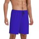 thumbnail image 2 of Balery Darkblue Pantalones cortos de pijama de punto de algodón para hombre con cinturilla y bolsillos-4X-Large, 2 of 6
