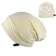 thumbnail image 2 of Bonnet de Nuit Slouchy Ajustable Doux avec Doublure en Satin, 2 of 4