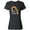 AB-Black, variant on Inktastic Merry Christmas Red and Gold Candy Cane Women's T-Shirt