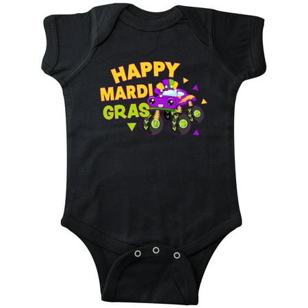 

Inktastic Happy Mardi Gras with Monster Truck Gift Baby Boy Bodysuit