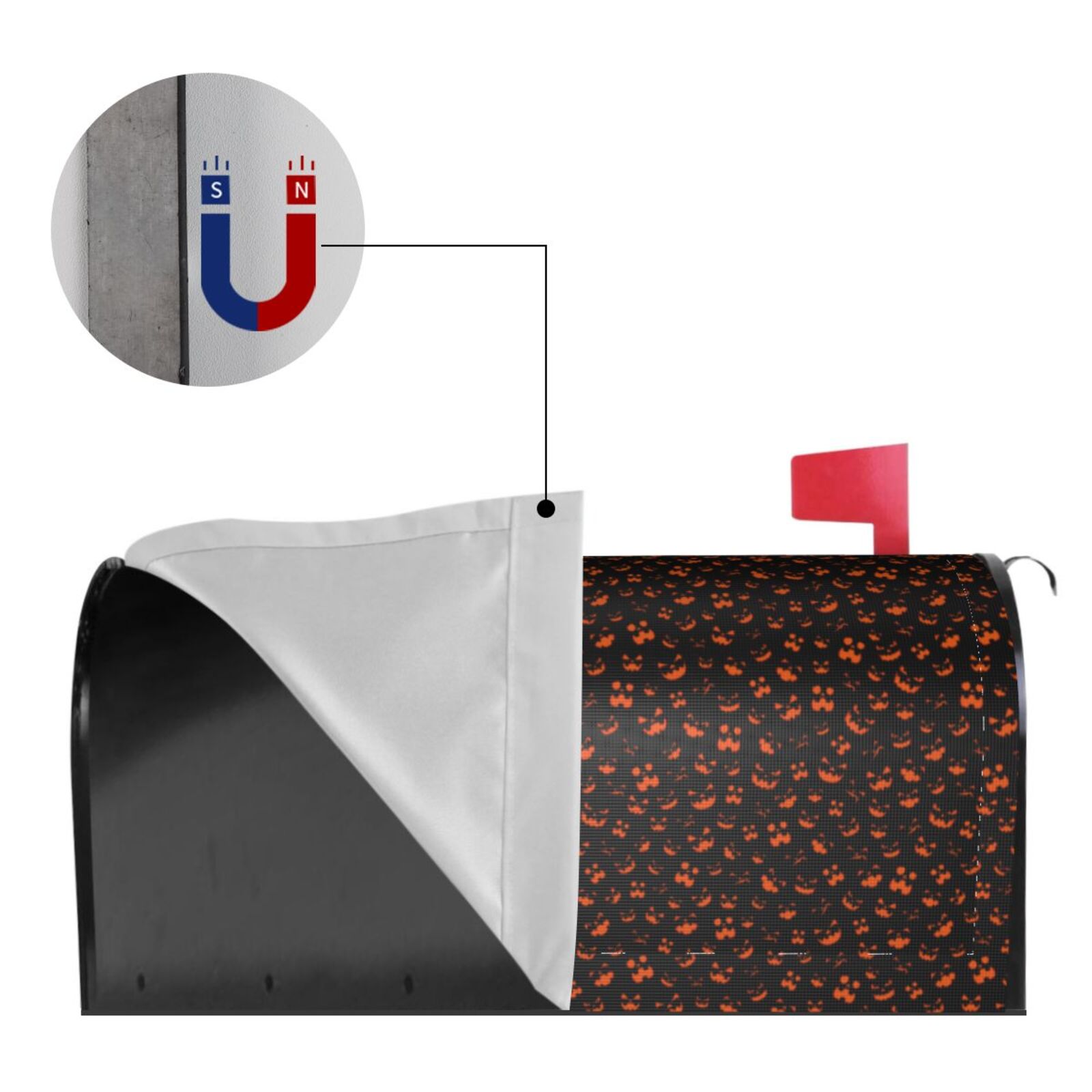 Kdxio Magnetic Mailbox Cover 25.5x21 in Mailbox Cover Outdoor Decoration Holiday Mailbox Covers for Home Garden Yard-25.5x21 in