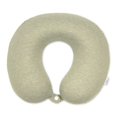 thumbnail image 1 of Almohada de Cuello Bucky Jersey Rayas Oliva de Espuma Viscoelástica, 1 of 8