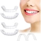 thumbnail image 1 of 2 Pairs Fake Teeth Dentures Teeth for Women and Men Veneers for Temporary Teeth Restoration, 1 of 5