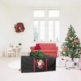 thumbnail image 4 of HUGFEGWE Christmas Tree Storage Bag Fits up to 4 Ft. Tall Disassembled Tree, Santa Claus Print Heavy Duty Storage Container Durable Reinforced Carry Handles Waterproof Material Protects U2536-24116, 4 of 6
