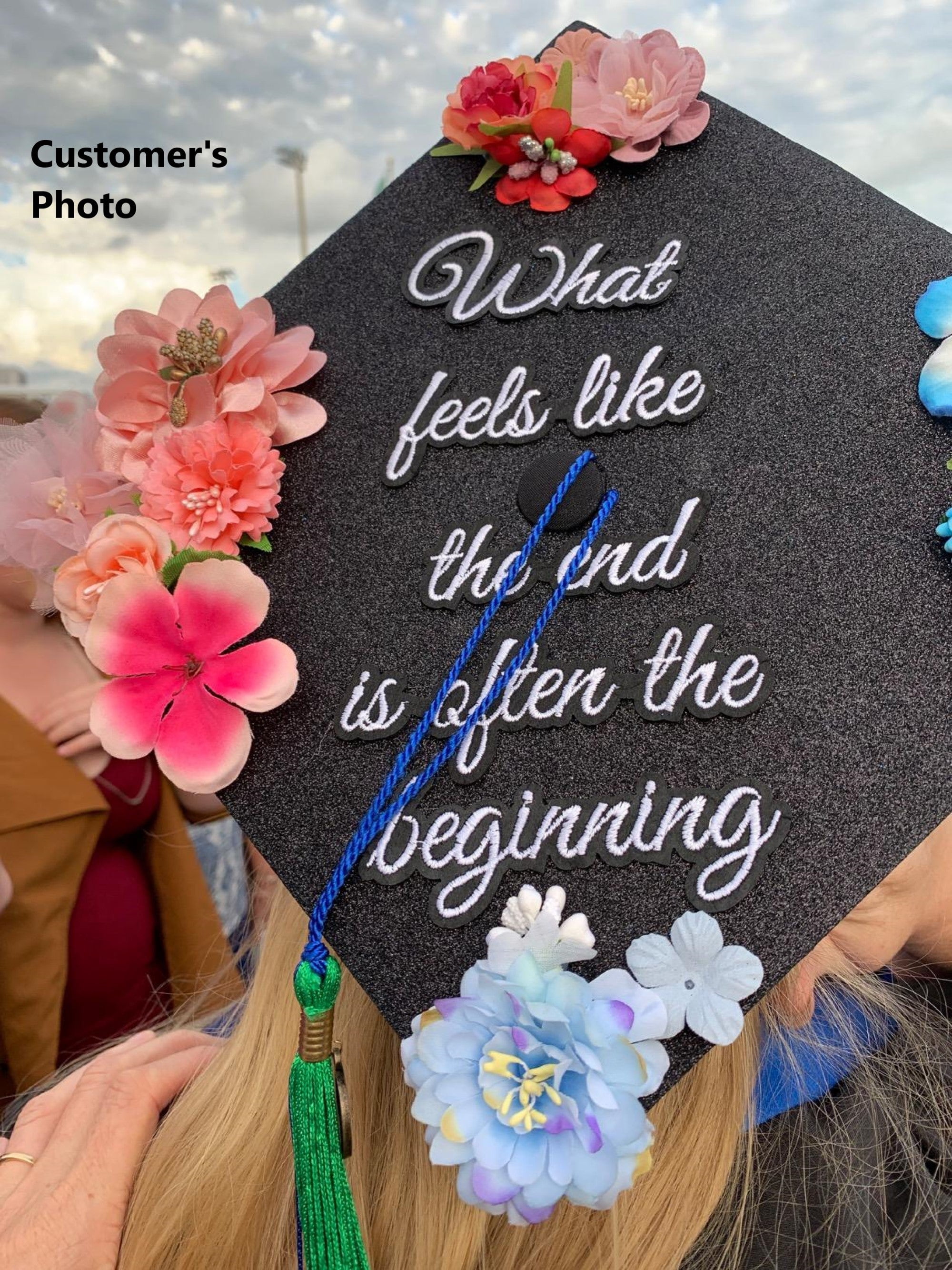 Once Upon a Time What Feels Like The End Black Graduation Cap Decorations