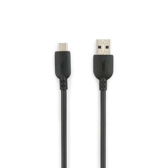 onn 3ft USB-C to USB-A Charging Cable, USB-IF Certified, Black - Compatible with iPhone 17/16/15 Series, Samsung Galaxy, Note, Pixel Devices iPad Pro, & More