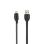 onn 3ft USB-C to USB-A Charging Cable, USB-IF Certified, Black, Compatible with iPhone 17/16/15 Series, Samsung Galaxy, Note, Pixel Devices, iPad Pro