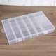 thumbnail image 2 of Caja de almacenamiento Sincero para pendientes 36 ranuras ajustables de Plástico transparente, 2 of 10