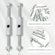 thumbnail image 4 of EeaseMX Kit de reparación de caja eléctrica tipo 86, 10 juegos, duradero, para interruptor, enchufe, caja de conexiones, reparador de interruptores, 4 of 8