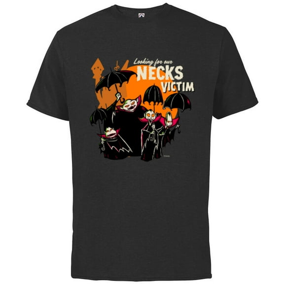 Disney 100 Nightmare Before Christmas Halloween Necks Victim - Short Sleeve Cotton T-Shirt for Adults - Customized-Black