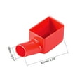 thumbnail image 2 of Electrical Battery Terminal Insulating Rubber Protector Cover for 18mm Cable Red Black 1 Pair, 2 of 3