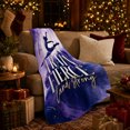 thumbnail image 3 of Motivational Gymnast Design Train Fierce Land Strong Text, Dramatic Artistic Scene, Warm Flannel Blanket for Home Library and Reading Nook, Art Lovers Housewarming Gift, Artistic Home Decor, 3 of 9