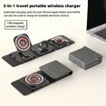 thumbnail image 3 of 15W Foldable 4-in-1 Magnetic Wireless Charger – Compatible with iPhone, Apple Watch, AirPods, Android (Qi-Certified), 3 of 9
