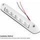 thumbnail image 3 of para iluminación de caravanas para iluminación exterior autocaravana LED Luz LED para RV, luz LED para RV de 12 V/24 V Luz LED universal de 8 W impermeable para toldo, lámpara de porche, barra,, 3 of 4