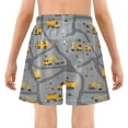 thumbnail image 5 of joogoo Cartoon Excavator Trucks-h2 Boys Swim Trunks Beach Swimsuit Shorts Boxer 4T, 5 of 8
