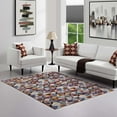 thumbnail image 2 of Modway Arisa Geometric Hexagon Mosaic 8x10 Area Rug in Multicolored, 2 of 5