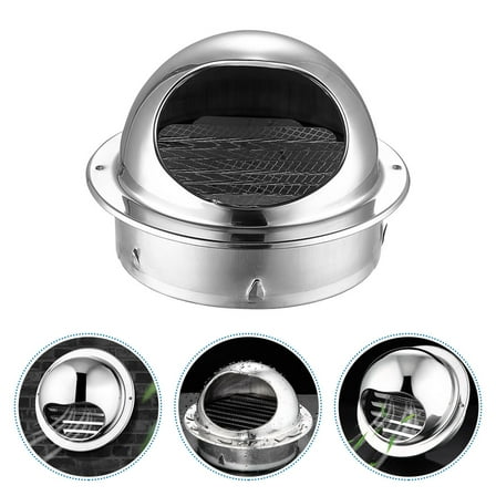 Soimiss 1Pc Stainless Steel Cooker Hood Exhaust Cover with