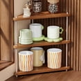 thumbnail image 4 of Inerposs Triangular Storage Rack, Multifunctional Display Stand, Corner Organizer, Wooden Shelves for Home, Office, Kitchen Storage Solution, 4 of 6