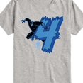 thumbnail image 3 of Marvel Black Panther - 4Th Birthday - Toddler And Youth Short Sleeve Tee, 3 of 5